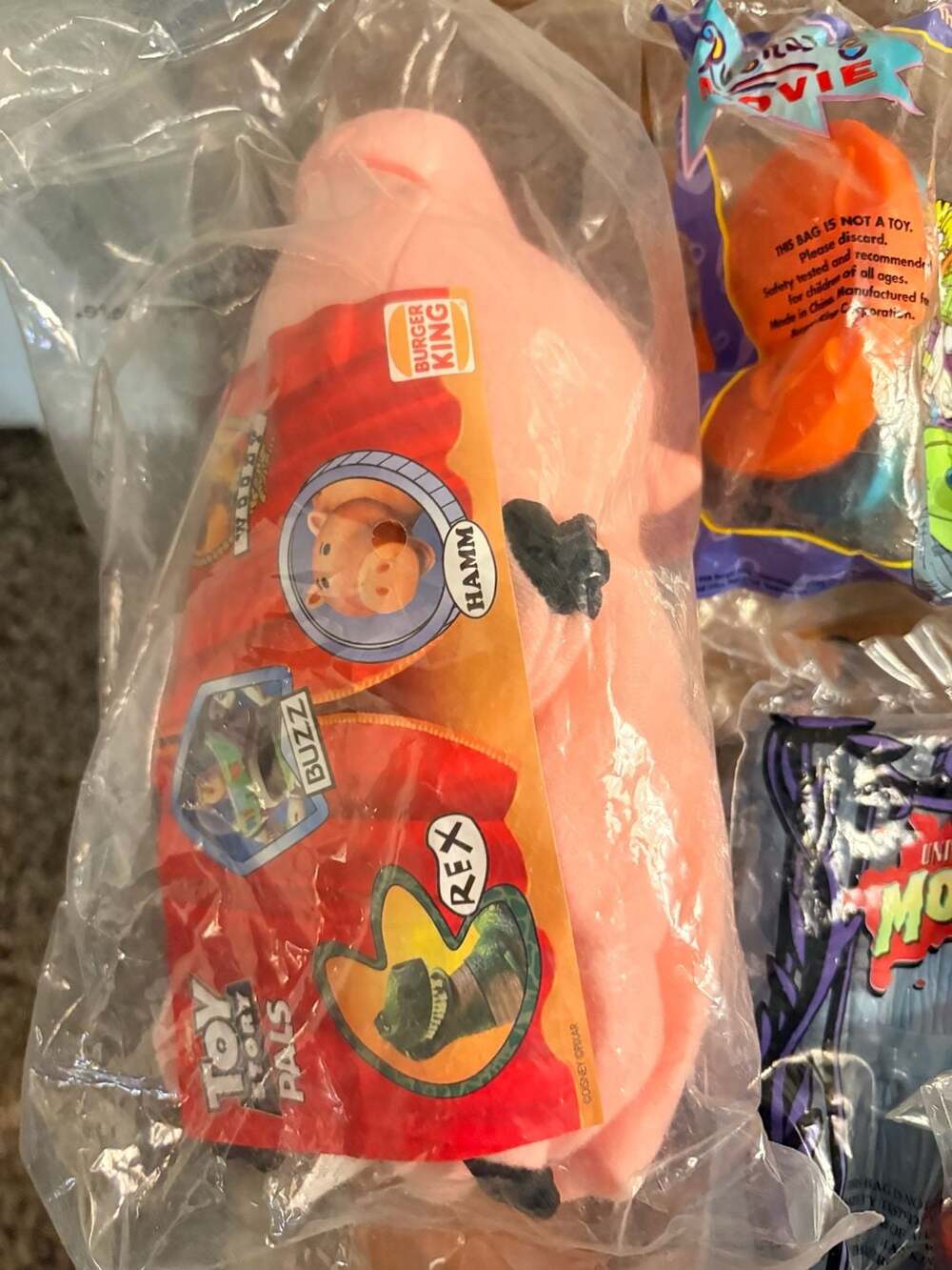 Vintage 90s Fast Food Toy Lot McDonald's Burger King Wendy's Sealed NIP - Picture 2 of 9